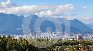 Vancouver City and North Shore Mountains photo